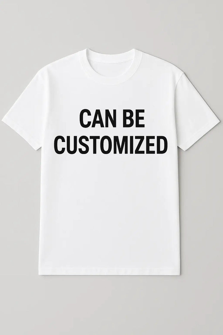 Personalized T-Shirt / Custom Print Men – Any Text or Design - A¥A&
