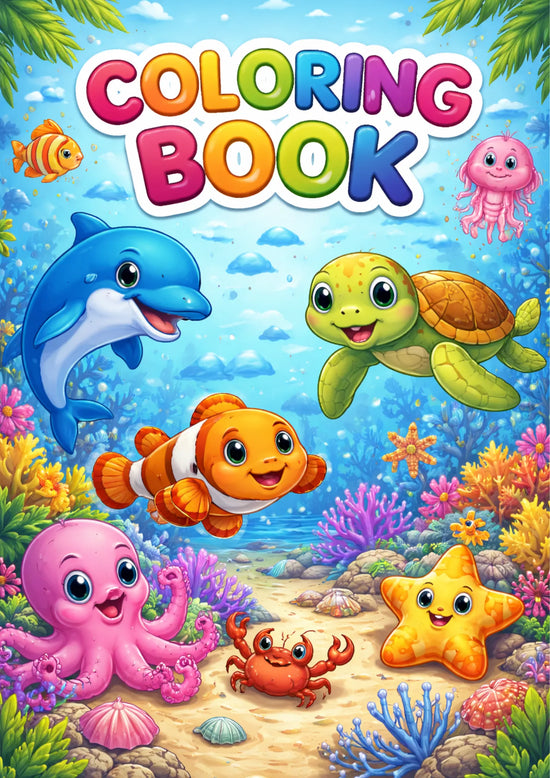 Underwater Adventures: A Coloring Journey